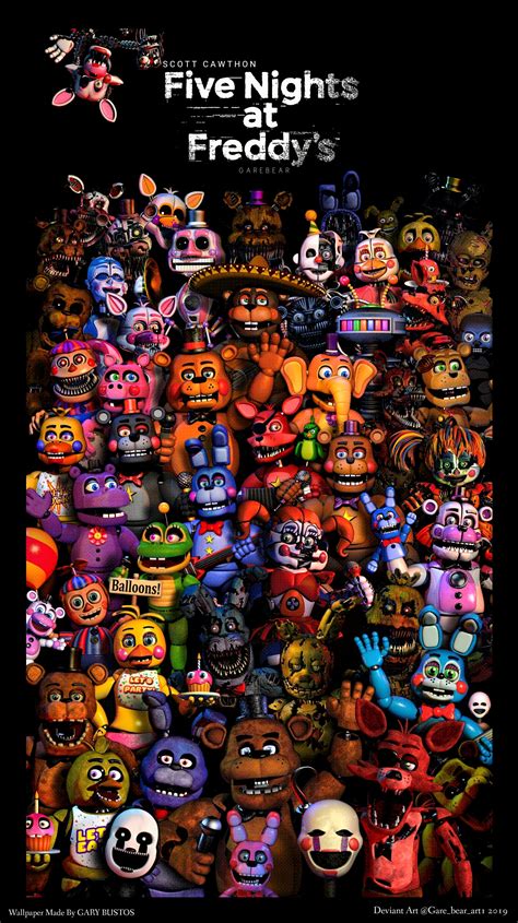 all characters from fnaf